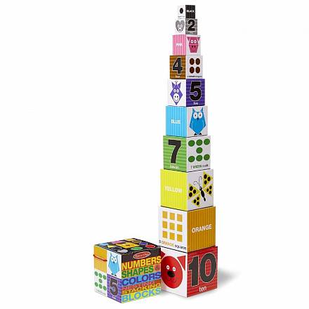 Набор кубиков - Цифры, формы и цвета из серии Первые навыки 